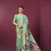 Buy Sanjana Lifestyle Paula Crepe Silk Printed Party Wear Saree Wholesale in Surat 2026