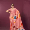 Buy Sanjana Lifestyle Paula Crepe Silk Printed Party Wear Saree Wholesale in Surat 2026