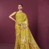Buy Sanjana Lifestyle Paula Crepe Silk Printed Party Wear Saree Wholesale in Surat 2026