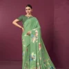 Buy Sanjana Lifestyle Paula Crepe Silk Printed Party Wear Saree Wholesale in Surat 2026