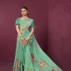 Buy Sanjana Lifestyle Paula Crepe Silk Printed Party Wear Saree Wholesale in Surat 2026