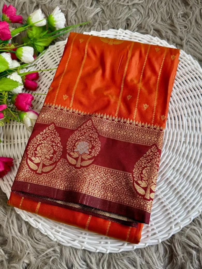 Latest BLJ Bnarasi Silk Trending Wedding Saree Online Shopping Surat 2026