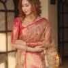 Buy BLJ Tissue Silk Zari Embroidery Hand Woven Party Wear Saree 2026
