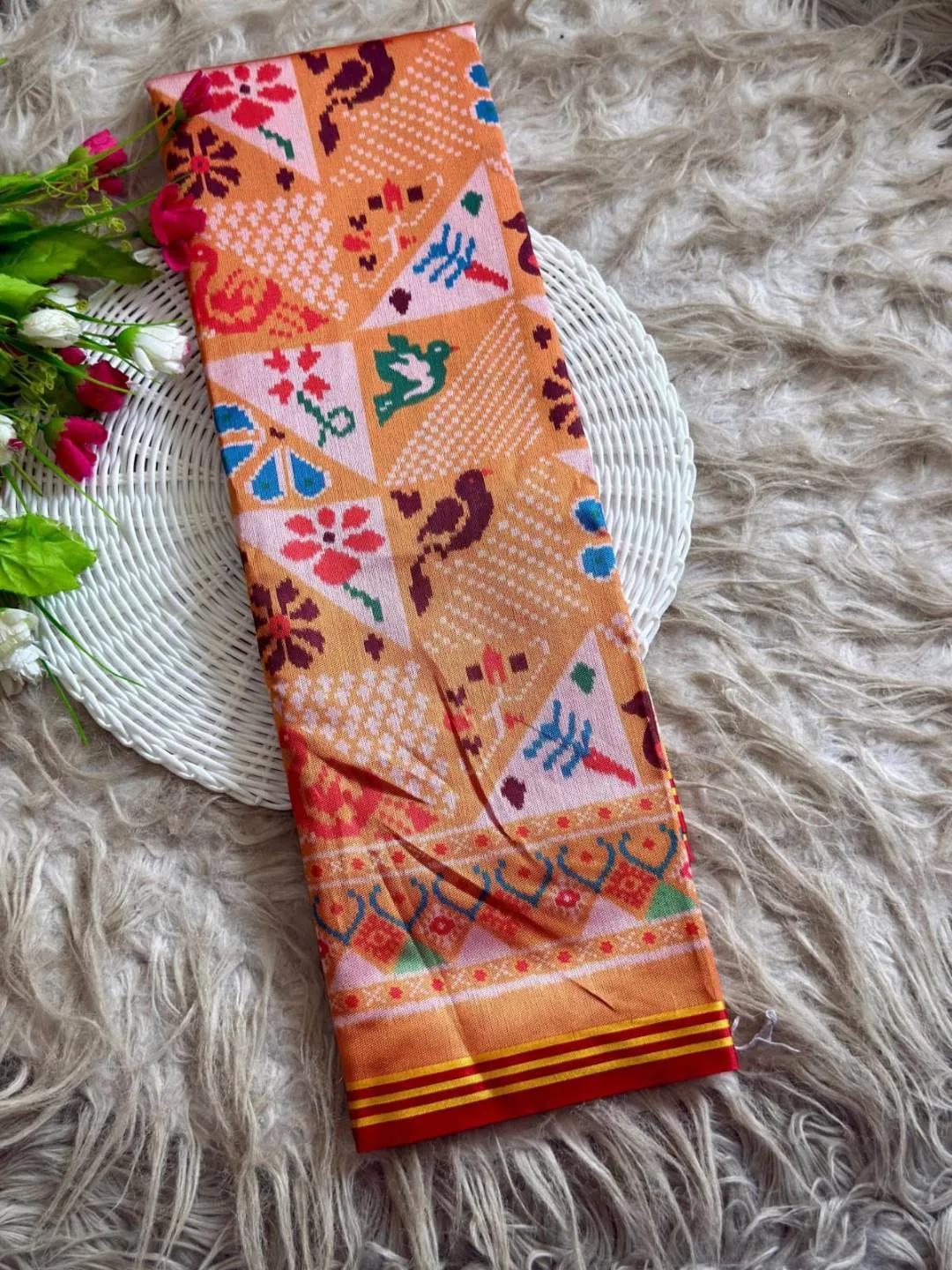 BLJ Patola Silk Zari Weaving Saree Wholesale Market in India