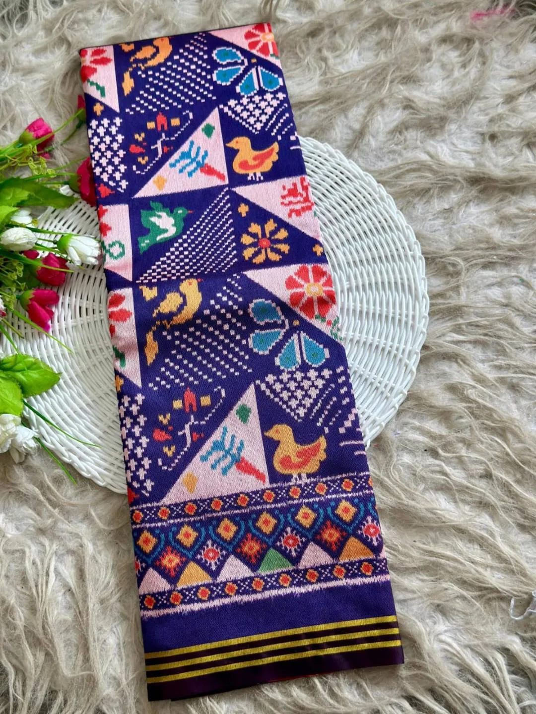 Stylish BLJ Patola Silk Zari Weaving Saree Wholesale Market in India 2026