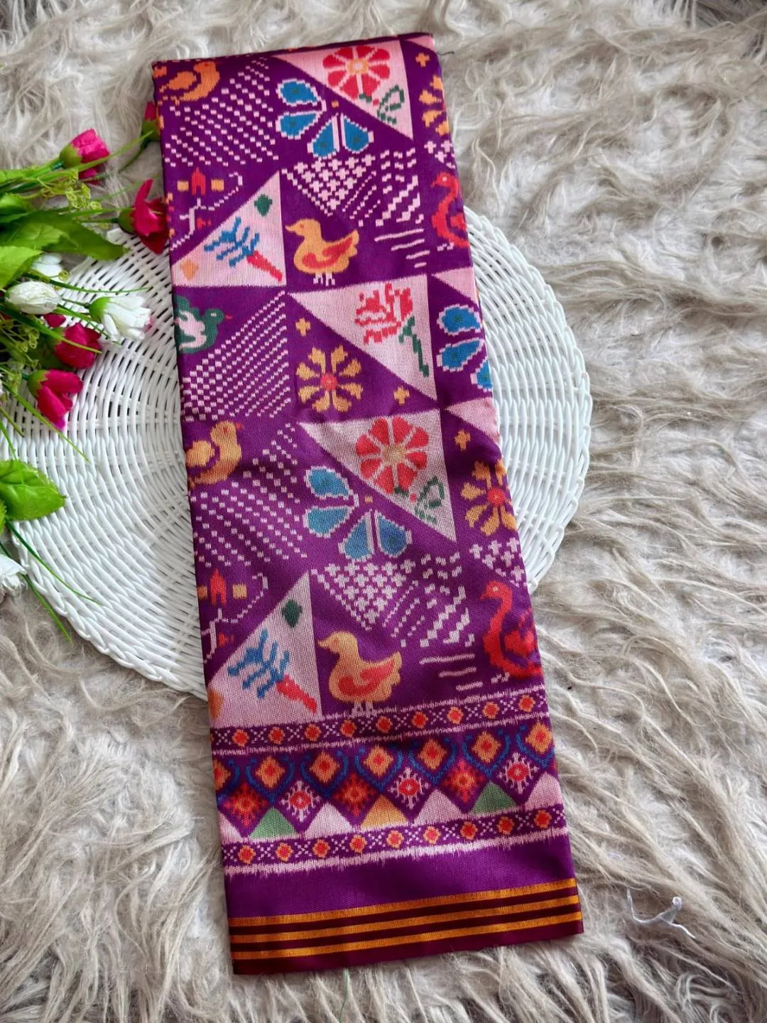 Stylish BLJ Patola Silk Zari Weaving Saree Wholesale Market in India 2026