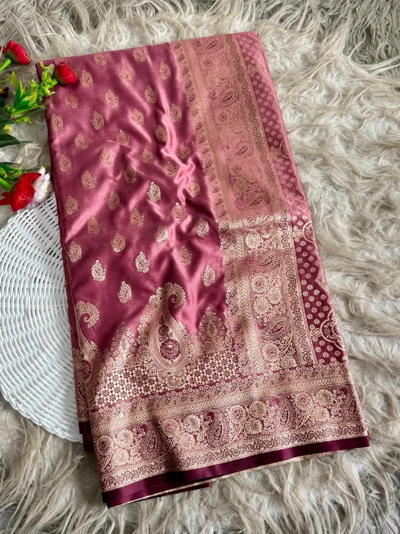 BLJ Satin Silk Banarasi Wedding Saree Wholesale Market in Surat