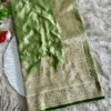 Buy BLJ Satin Silk Banarasi Wedding Saree Wholesale Market in Surat 2026