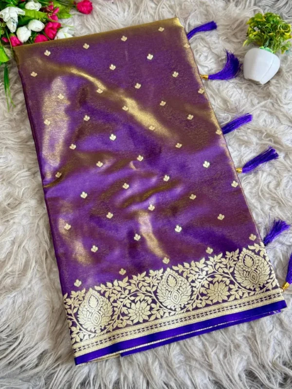 Beautiful BLJ Satin Banarasi Silk Saree Manufacturer in Surat 2026