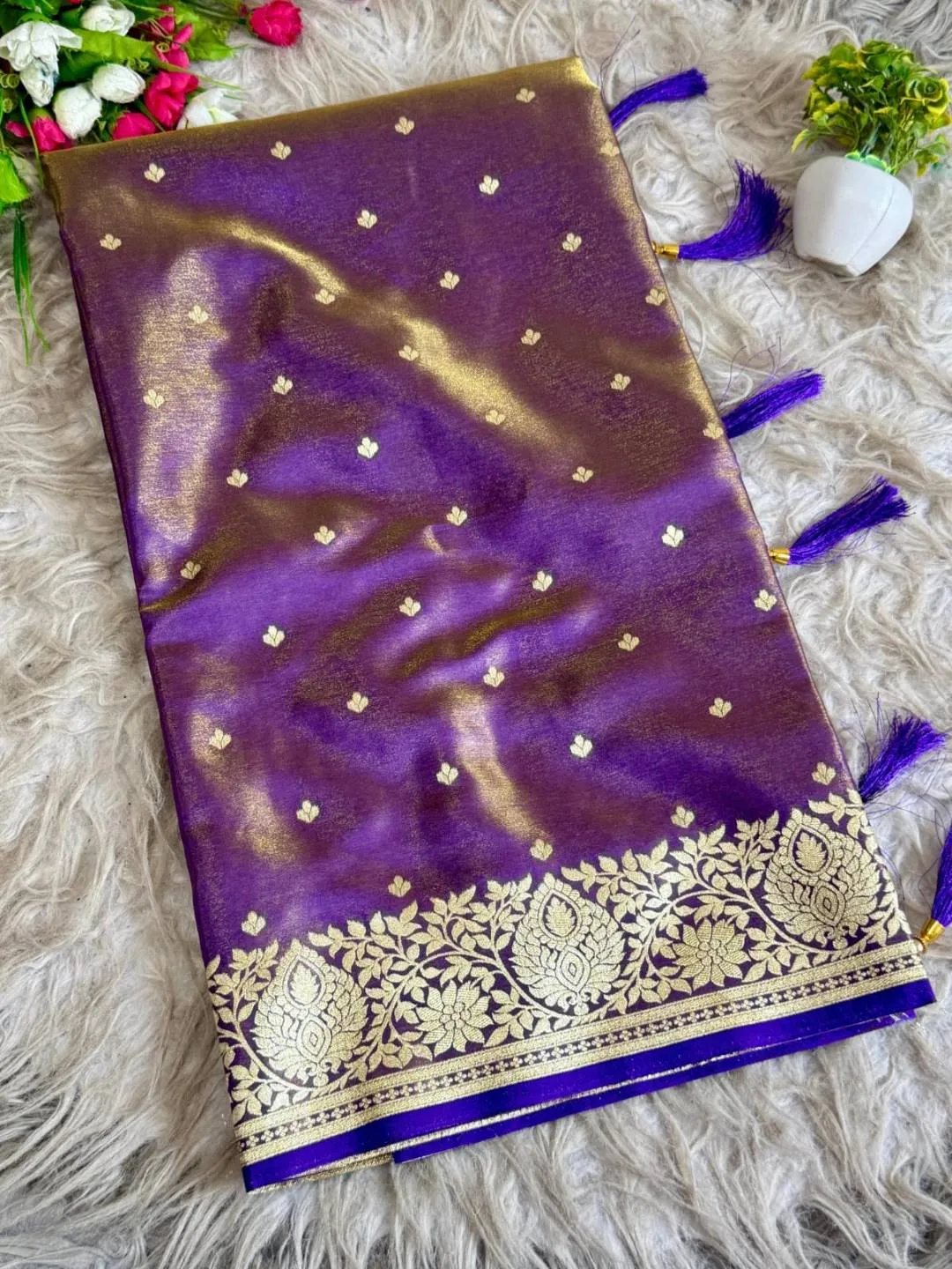 Beautiful BLJ Satin Banarasi Silk Saree Manufacturer in Surat 2026
