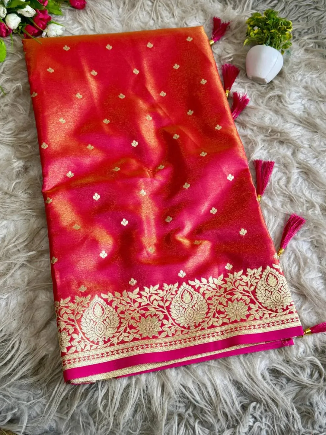 Beautiful BLJ Satin Banarasi Silk Saree Manufacturer in Surat 2026