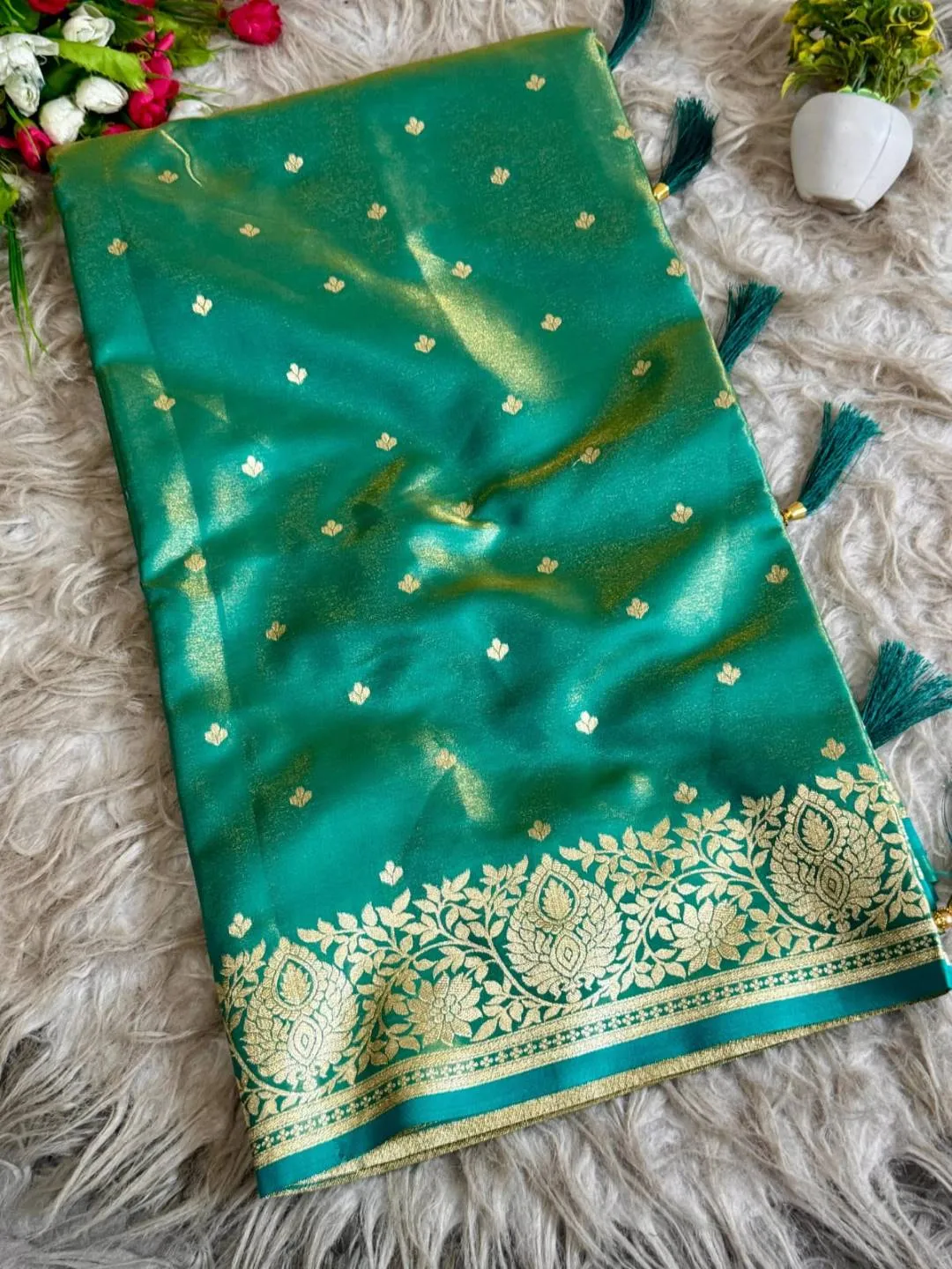Beautiful BLJ Satin Banarasi Silk Saree Manufacturer in Surat 2026