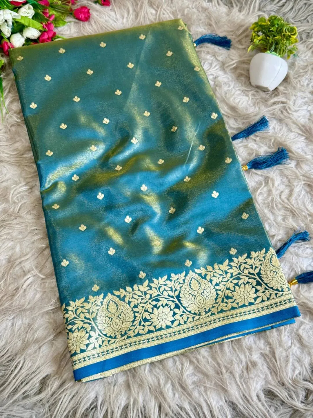 Beautiful BLJ Satin Banarasi Silk Saree Manufacturer in Surat 2026