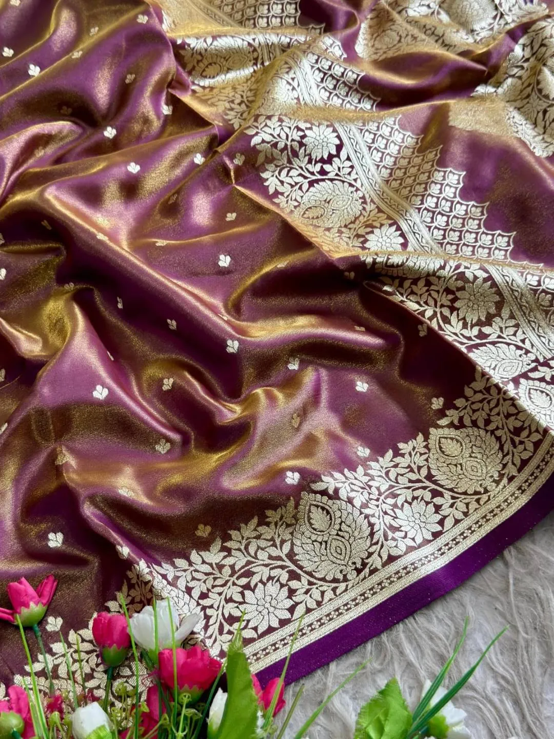 Beautiful BLJ Satin Banarasi Silk Saree Manufacturer in Surat 2026