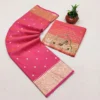 Latest BLJ Paithani Silk Hand Work Peacock Trending Party & Wedding Wear Saree 2026