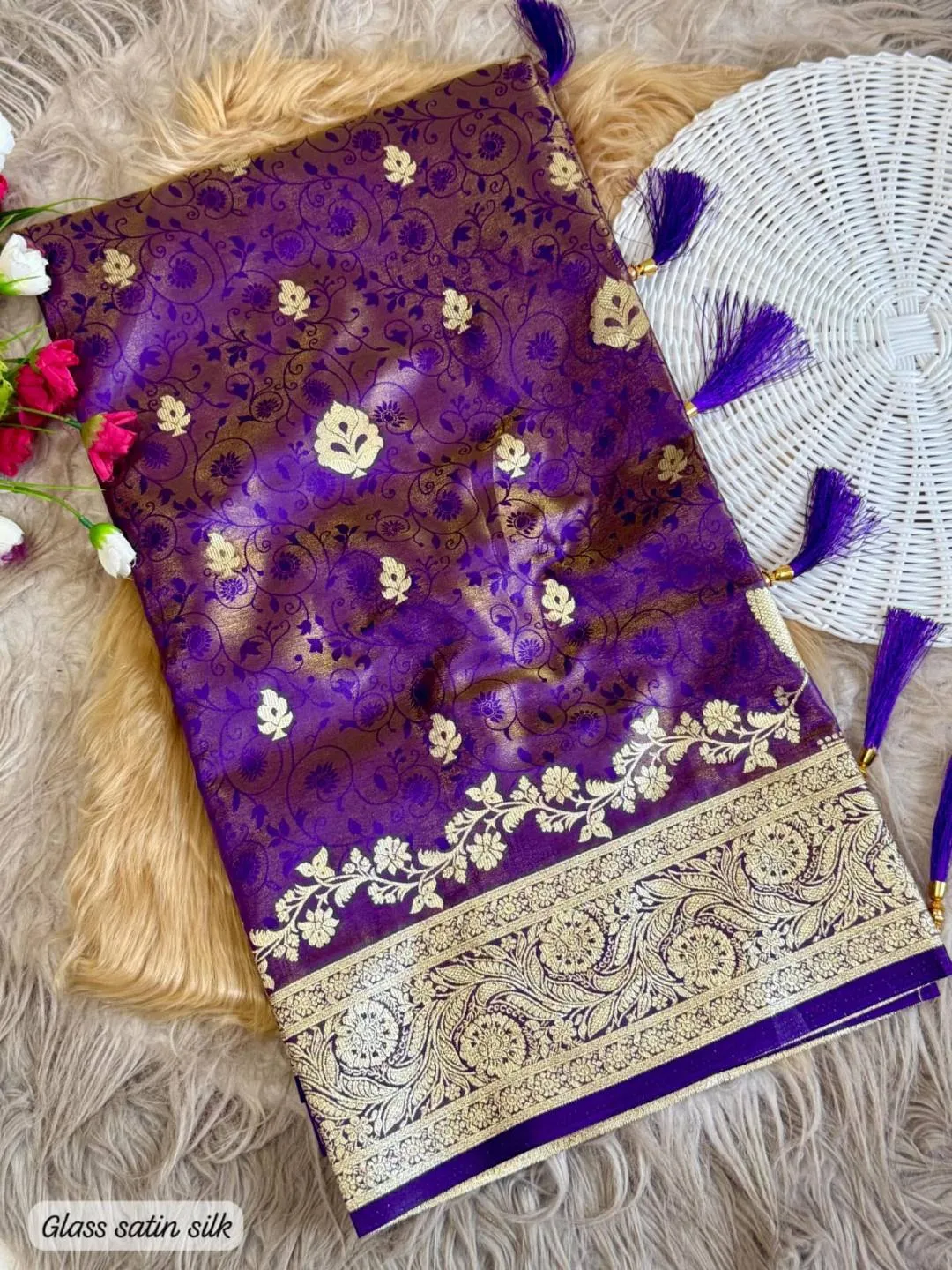 BLJ Satin Tissue Silk Trending Festival Banarasi Saree Manufacturer in Surat