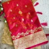 Beautiful BLJ Satin Tissue Silk Trending Festival Banarasi Saree Manufacturer in Surat 2026