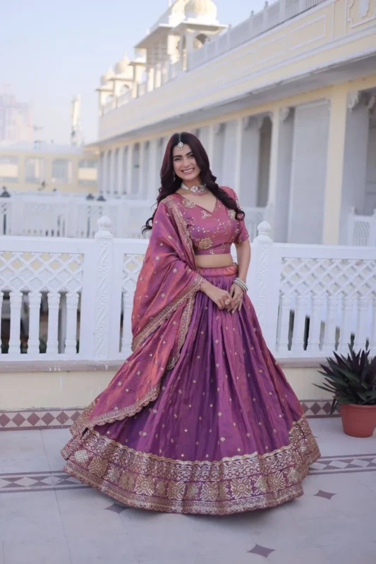 Latest Moni 5066 Ysl Silk Zari Embroidery Work Wedding Wear Lehenga Choli 2026