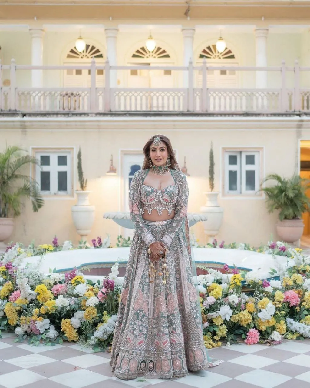 HCR 971 Kasturi Silk Embroidery Trending Wedding Lehenga Choli