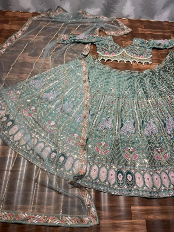 Beautiful HCR 971 Kasturi Silk Embroidery Trending Wedding Lehenga Choli 2026