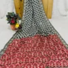 RBC 6082 Chinon Silk Mirror Work Printed Saree Supplier in Surat
