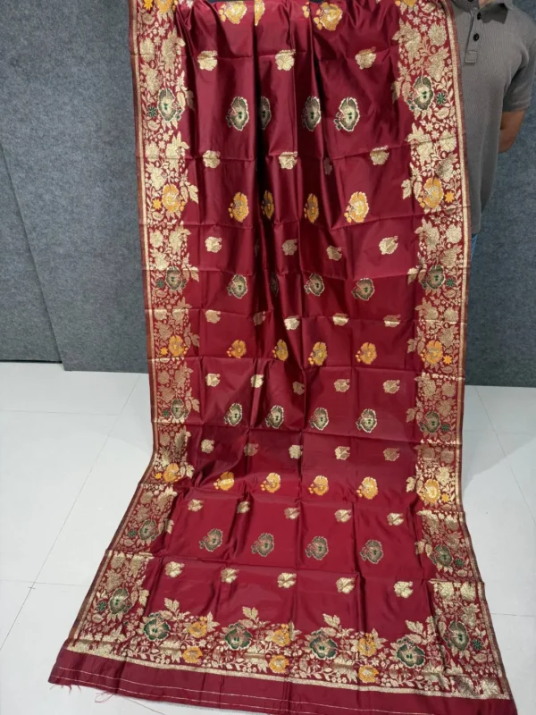 Beautiful RBC Banarasi Silk Zari Weaving Work Wedding Saree 2026