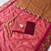 Buy WMS Silk Zari Waving Hand Loom Saree Wholesaler in Surat 2026