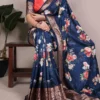 Stylish WMN 7058 Tasar Viscose Silk Printed Party Wear Saree 2026