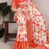 Stylish WMN 7058 Tasar Viscose Silk Printed Party Wear Saree 2026