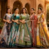 Moni 5072 Tabby Silk Embroidery Printed Festival Lehenga Choli
