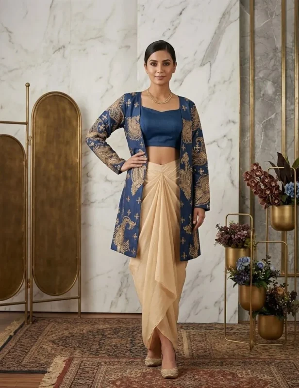 Stylish BV 450 Banglori Silk Party & Wedding Wear Indo Western Collection 2026