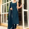 Buy Beauty 1041 Reyon Foil Work Festival Kurti Pant Dupatta Set 2026