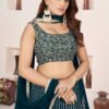 Zeel 5067 Georgette Zari Embroidery Work Wedding & Party Wear Lehenga Choli