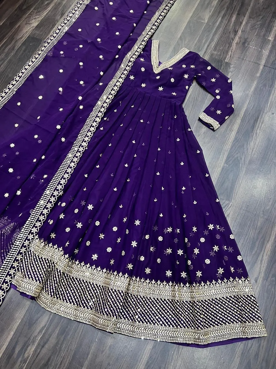 Beautiful Moni 9186 Blooming Sequence Work Wedding Anarkali Gown With Dupatta 2026