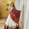 HCR 985 Georgette Printed Sequence Mirror Work Designer Navratri Chaniya Choli