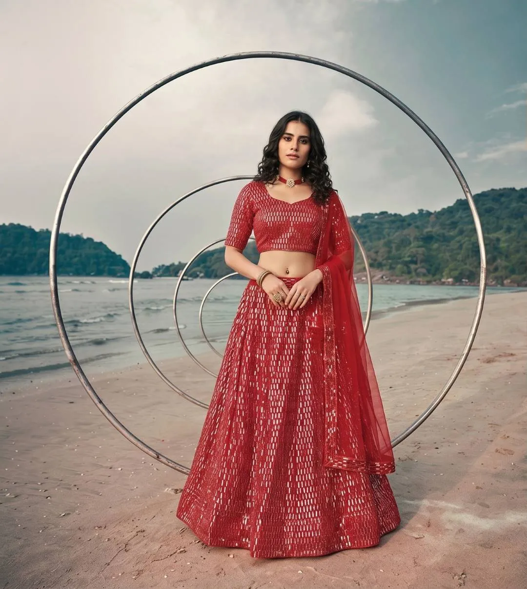 Launching Kb 8101 Net Sequence Embroidery Party Wear Lehenga Choli Supplier in Surat 2026