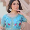 Stylish Moni 1171 Gold Crush Thread Embroidery Work Gown Collection 2026
