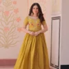 Stylish Moni 1171 Gold Crush Thread Embroidery Work Gown Collection 2026