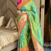 BLJ Peacock Paithani Silk Zari Work Wedding Wear Saree Manufacturer in Surat