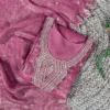 WMN 3032 Silver Glosy Thread Embroidery Work Festival Readymade Dress