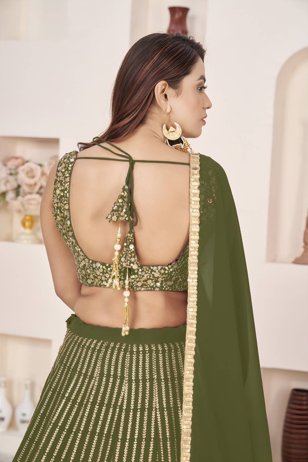 Zeel 5067 Georgette Zari Embroidery Work Wedding & Party Wear Lehenga Choli