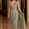 Amoha 518 Fendi Silk Party Wear Ready To Wear Saree