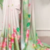 Buy WMN 7004 Satin Silk Printed Saree Supplier in Surat 2026