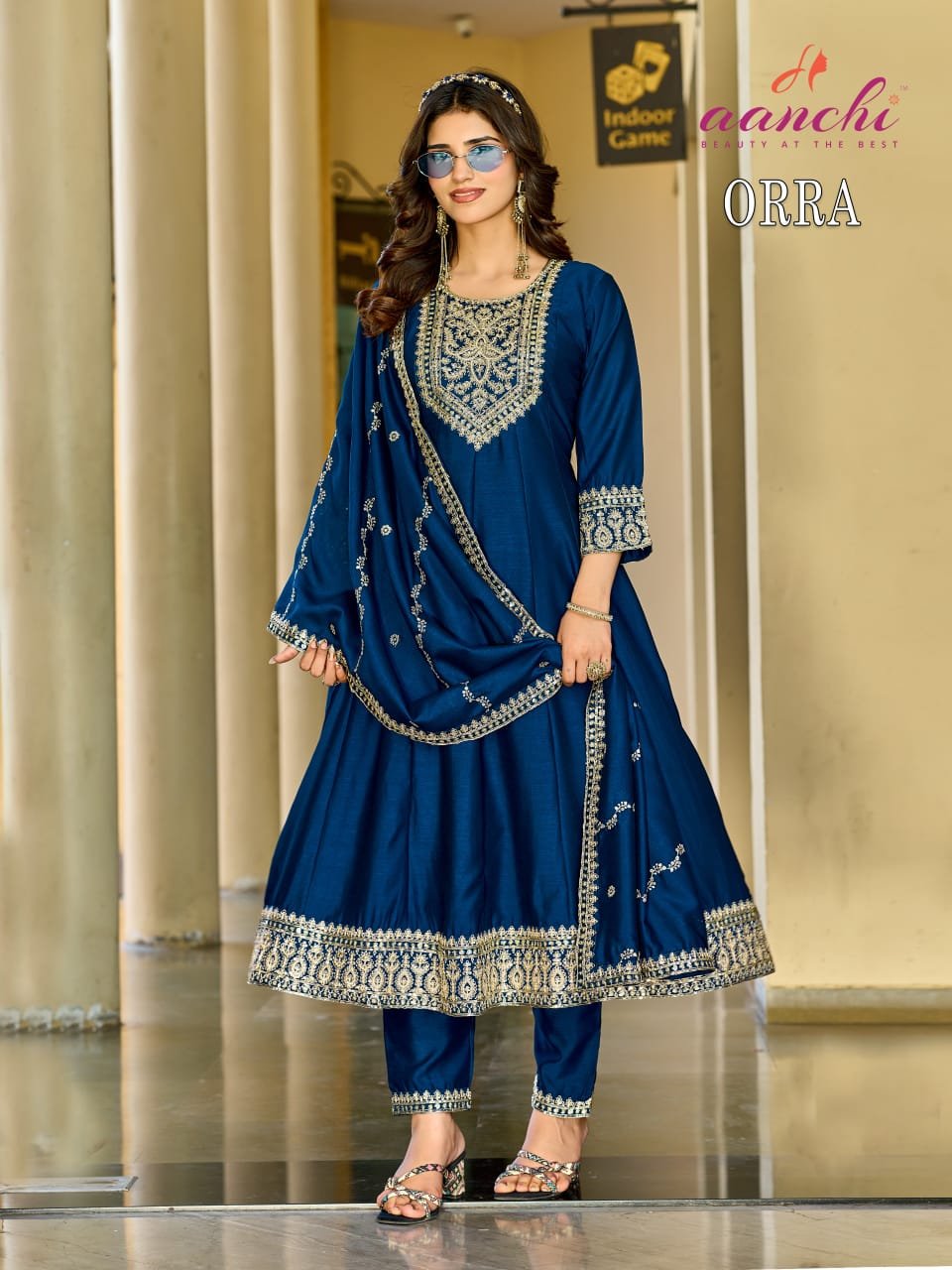 Stylish Aanchi Orra Vol 3 Vichitra Silk Embroidered Kurti With Bottom Dupatta Wholesale 2026