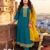 Beautiful Aanchi Plus Bindu Vichitra Silk Embroidered Kurti With Bottom Dupatta Wholesale 2026