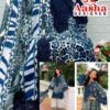 Aasha 1221 A And B Chiffon Dupatta Cotton Embroidered Salwar Kameez Wholesale