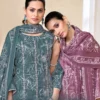 Alok Talib Aziz Zam Cotton Foil Print Dress Material Wholesale