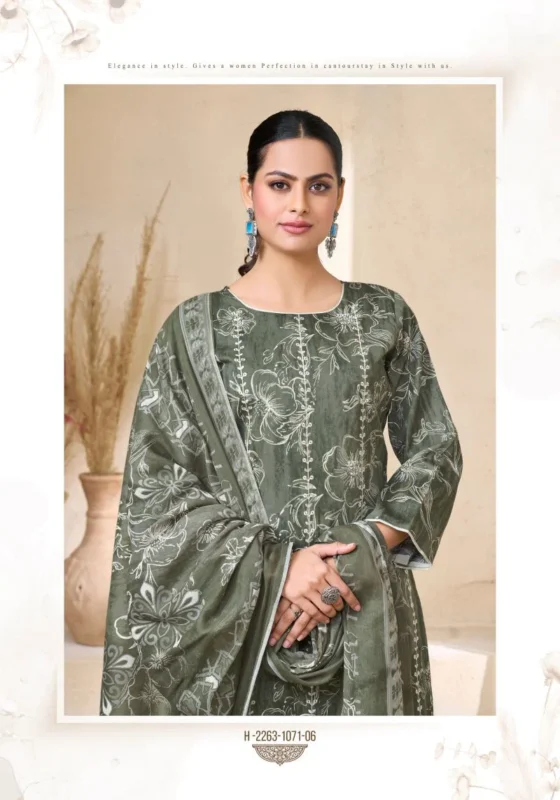 Launching Alok Talib Aziz Zam Cotton Foil Print Dress Material Wholesale 2026