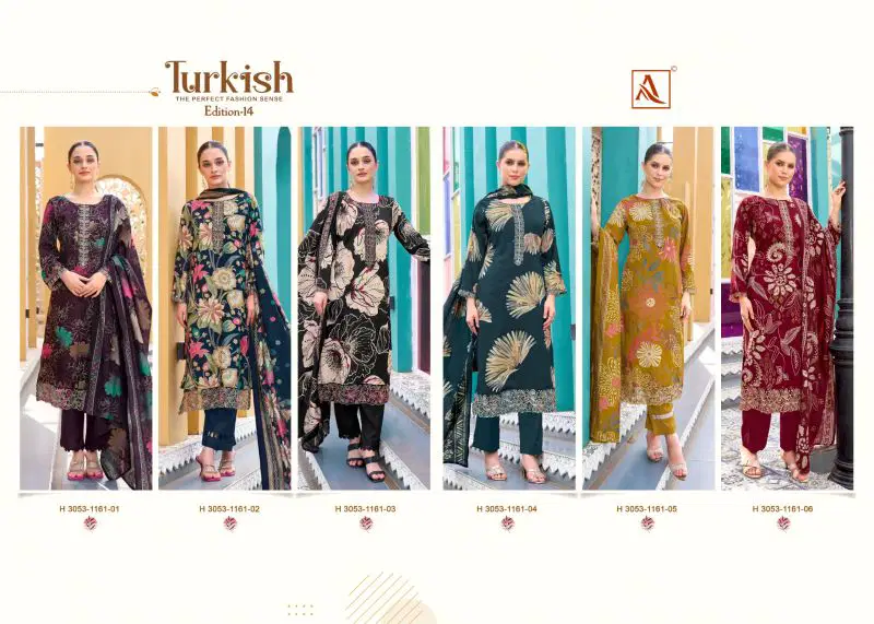 Launching Alok Turkish Edition 14 Viscose Rayon Printed Dress Material Wholesale 2026