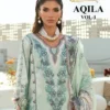 Alzohaib Aqila Vol 1 Chiffon Dupatta Cotton Embroidered Salwar Kameez Wholesale